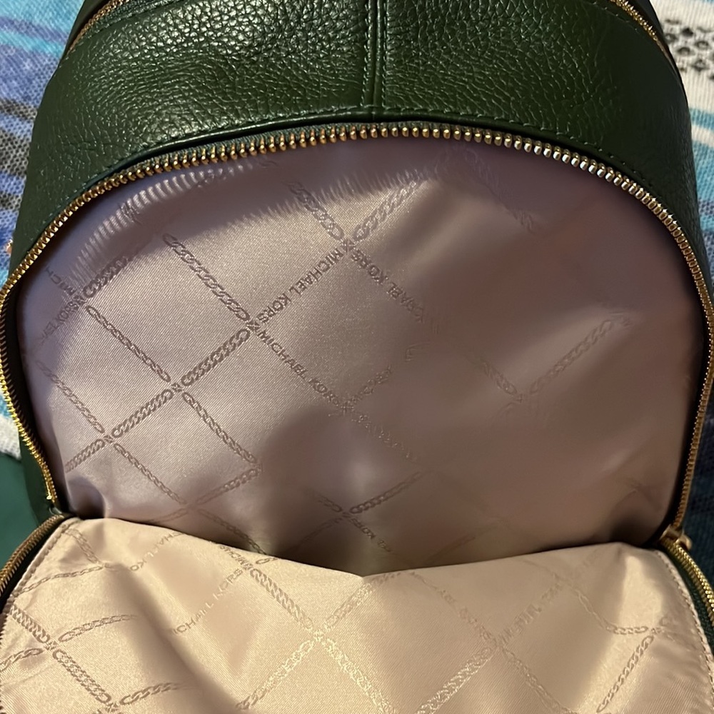 Michael Kors Medium Color-Block Logo Backpack - Picture 6 of 6
